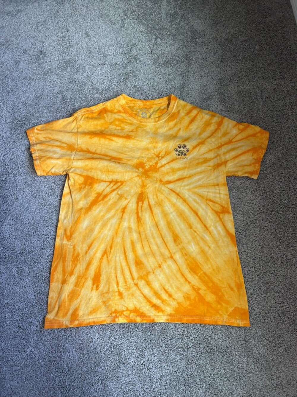 PAWZ Puppy Dog Paw Sunflowers Cotton Medium T-Shirt